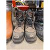 Image 4 : (4) Pair of work boots (2) steel toe (2) Chain saw Boots