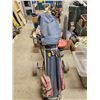 Image 1 : Golf Clubs w/ Bag & Wheeler Cart
