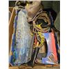 Image 2 : Box Of Misc Items- Dog Tether/Dog Harness/Bungies/Boot Scrapper/Ropes/BBQ Scrapper