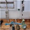 Image 1 : wind chimes and garden decor