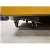 Image 3 : 24.75"x42" Yellow Wooden Cabinet on Wheelie Carts