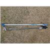 Image 5 : (2) Rottefella clip on skis (FISCHER/KARCOM) w/ (2) pair of cross country ski poles