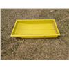 Image 2 : Yellow Pulling sled w/ (7) Different size Tarps