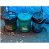 Image 1 : (3) Diesel motor oil/Industrial Hydraulic oil/gear oil (All half full)