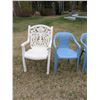 Image 2 : (5) Lawn Chairs (3) go together (2) Chair side holders