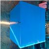 Image 1 : Blue metal storage bin 25"H by 29"L by 24" W