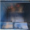 Image 4 : Blue metal storage bin 27"H by 26"L by 24" W