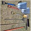Image 1 : lot of hand tools, shovels and rakes
