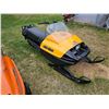 Image 1 : Vintage Ski-doo  Tundra Snowmobile Yellow VIN#3208 00702 MFD: Aug 1984. Runs + Drives, Homemade Stan