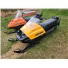 Image 3 : Vintage Ski-doo  Tundra Snowmobile Yellow VIN#3208 00702 MFD: Aug 1984. Runs + Drives, Homemade Stan