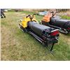 Image 4 : Vintage Ski-doo  Tundra Snowmobile Yellow VIN#3208 00702 MFD: Aug 1984. Runs + Drives, Homemade Stan