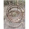 Image 2 : Misc. Sized Steel Wagon Wheels Rings
