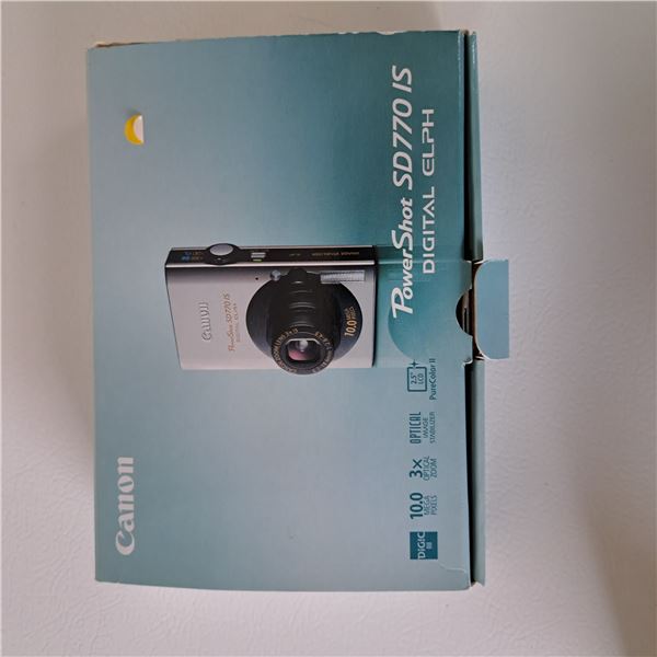 canon PowerShot SD770 camera