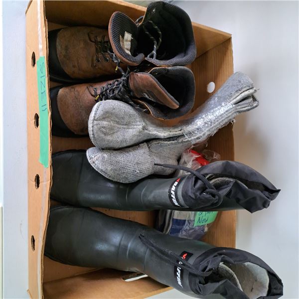 size 11 boots and gloves