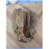 Image 5 : (2) Vintage Baseball Gloves (1) Hardly Used w/ (3) Baseballs