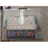 Image 6 : Tubber ware Box full of Christmas decorations and etc. w/ Birthday Decorations and etc.
