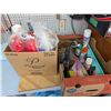 Image 1 : MISC. Item lot (Plastic cups, forks and etc. Bug Spray, sun screen, and etc.)