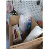 Image 3 : MISC. Item lot (Plastic cups, forks and etc. Bug Spray, sun screen, and etc.)