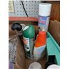 Image 6 : MISC. Item lot (Plastic cups, forks and etc. Bug Spray, sun screen, and etc.)