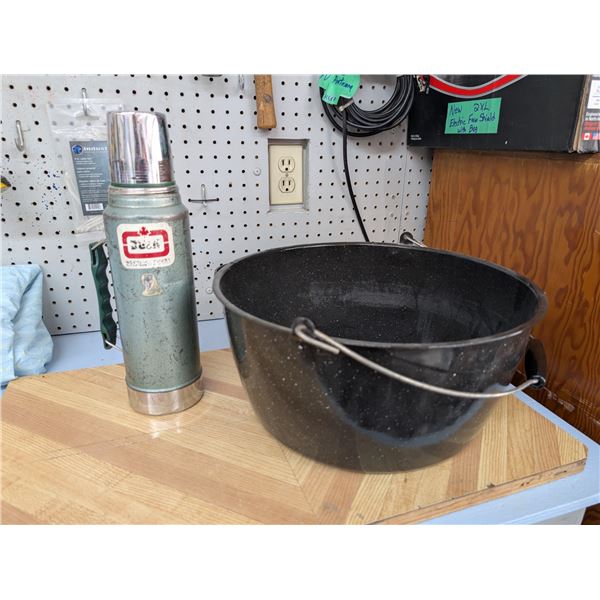 Good Condition Furnace W/ Large Cauldron for Camping (Has Handle Attached)