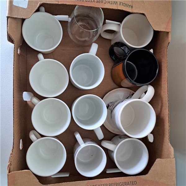 lot of mugs
