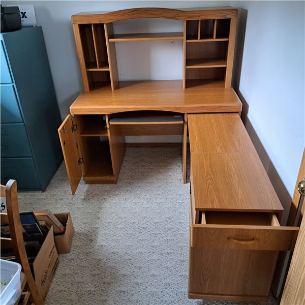 Desk- 53"L by 28"W by 55"H