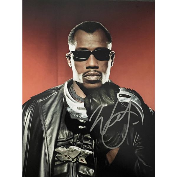 Blade Wesley Snipes signed movie photo