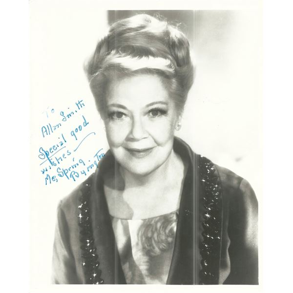 Spring Byington Signed Photo