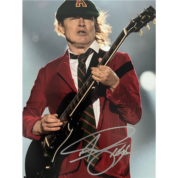 AC/DC Angus Young signed photo