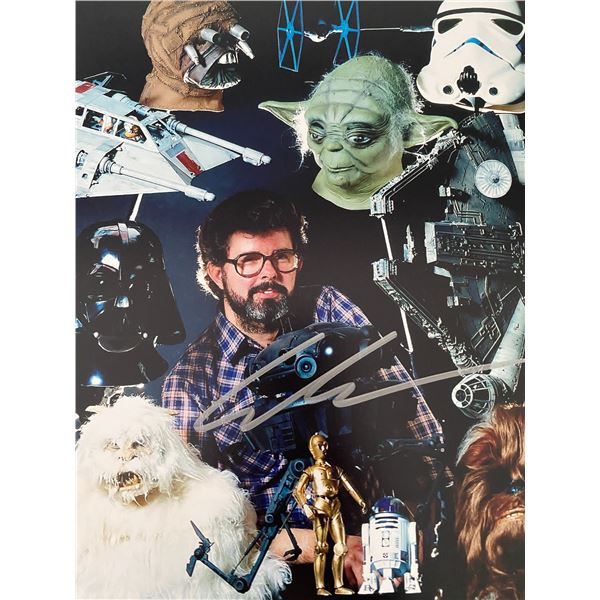 Star Wars George Lucas signed photo