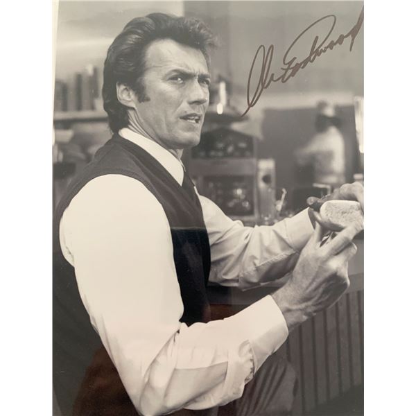 Dirty Harry Clint Eastwood signed photo