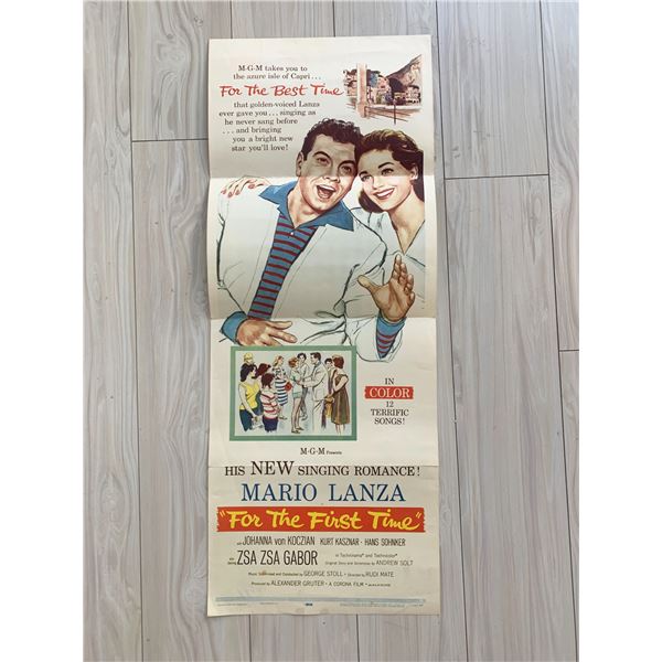 For the First Time original 1959 vintage movie poster