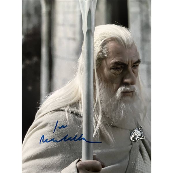 Lord of the Rings Ian McKellen signed photo