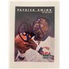 Image 1 : Patrick Ewing signed basketball card
