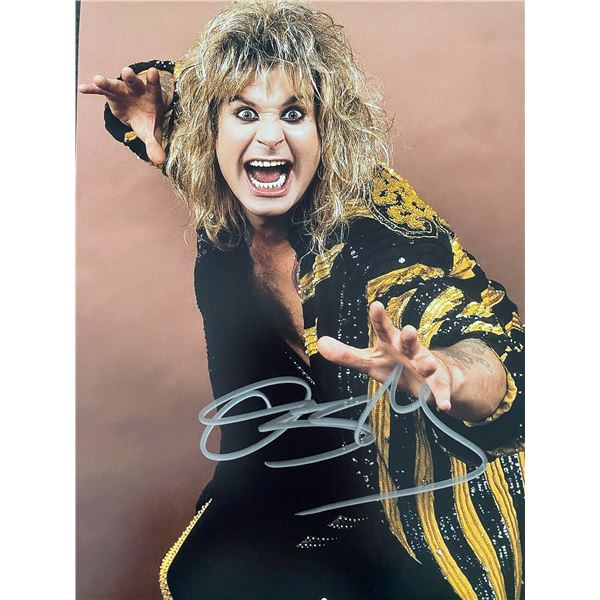 Ozzy Osbourne signed photo