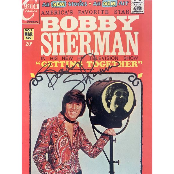 Bobby Sherman signed 1972 comic