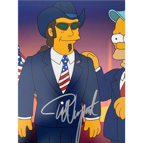 The Simpsons Ted Nugent signed photo