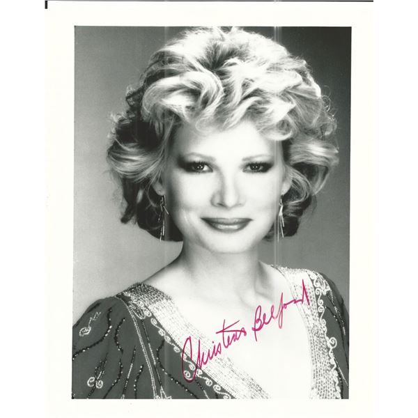 Magnum's Christine Belford Signed Photo