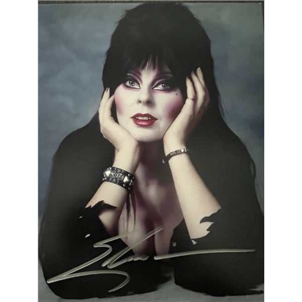 Elvira signed photo