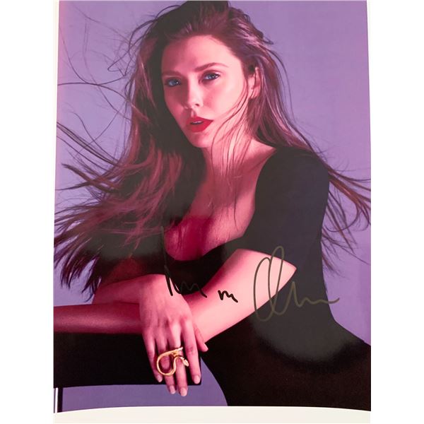 Scarlet Witch Elizabeth Olsen signed photo