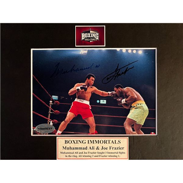 Muhammad Ali Joe Frazier signed photo