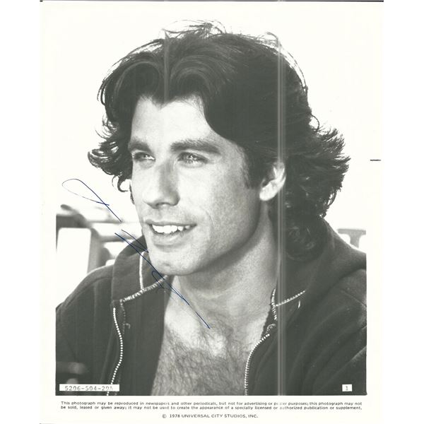 John Travolta Signed Photo