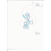 Image 1 : Disney Minnie Mouse original hand drawn art for Parker Bros. Hasbro Crazy 8's card game