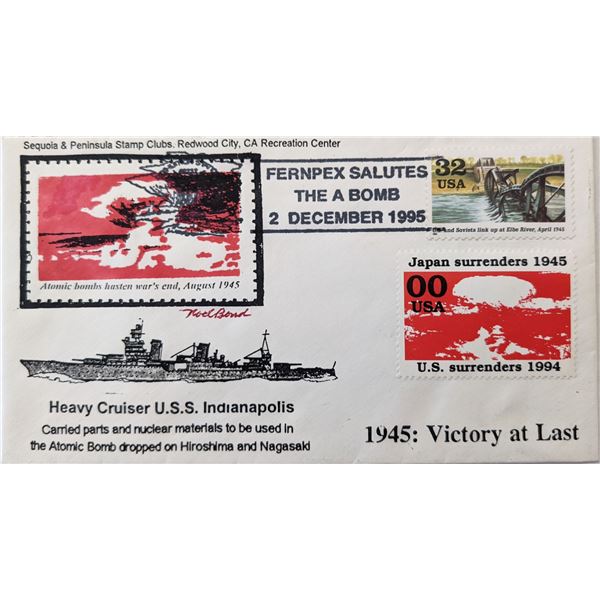 WWII 1945: Victory at Last - 50th Anniversary First Day Cover - 1995