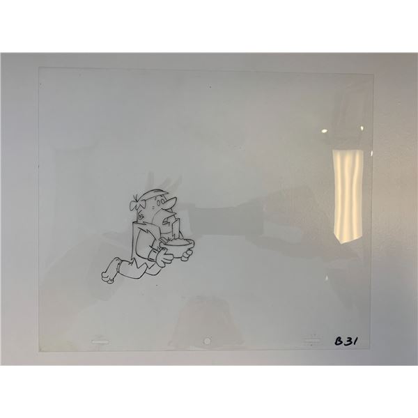 The Flintstones original hand drawn artwork for cartoon