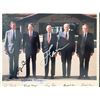 Image 1 : Four Presidents signed photo. GFA Authenticated