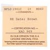 Image 3 : NFLD. 1941C One Cent Re Date; Brown ICCS MS60