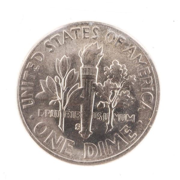 USA 1955S Ten cents MS66 ICCS