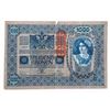Image 1 : Austria Hungary  - 1902 - Printed Likely in 1919 -1000 Kronen -Circulated After WW1