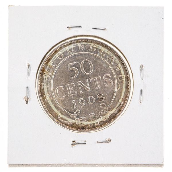 LD. 1908 Silver 50 cents